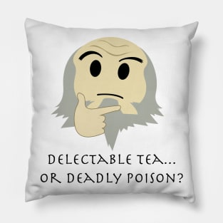 Uncle Iroh Thinking Emoji "Delectable Tea or Deadly Poison?" Pillow