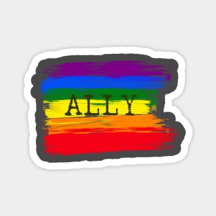 Ally Rainbow Magnet