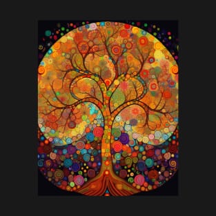 Divine Interconnections: Uniting All in the Tree of Life Mandala T-Shirt