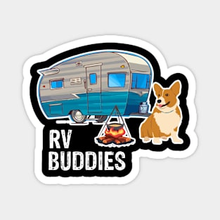 Corgi Dog Rv Buddies Pet Lovers Funny Camping Camper Magnet