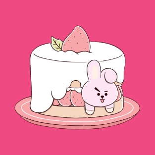 BT21 Cooky Strawberry Cake T-Shirt