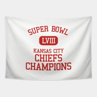 Super Bowl LVIII Champions - Kansas City Chiefs Tapestry