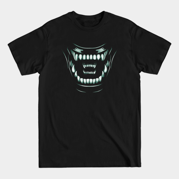 Discover The scariest mouths in the universe... Green - Halloween - T-Shirt