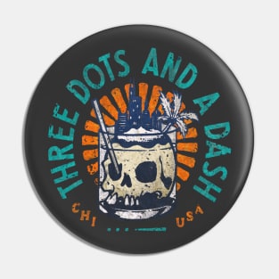 Three Dots and a Dash Tiki Bar Pin