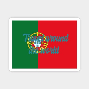 Travel Around the World - Portugal Magnet