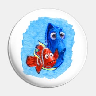 Marlin and Dory Pin