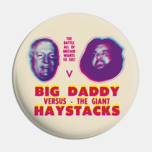 Big Daddy vs Giant Haystacks Pin