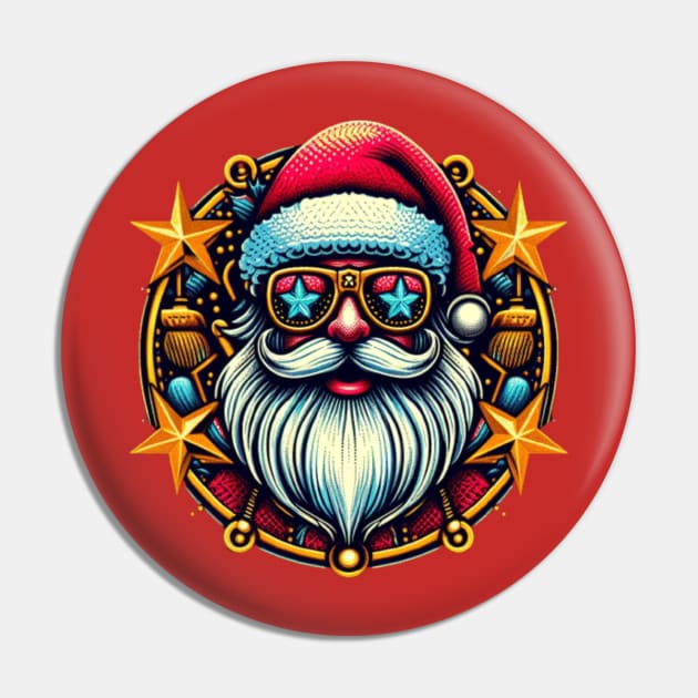 Christmas Santa Popstar embroidery style 18 Pin by fadinstitute