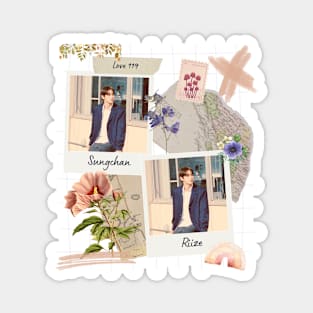 Sungchan Love 119 RIIZE Collage Magnet