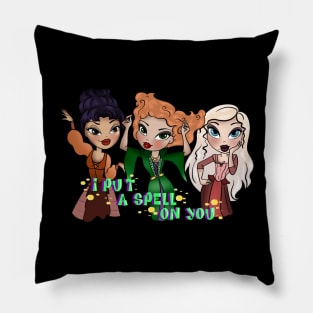 A Bratz Hocus Pocus Halloween Pillow