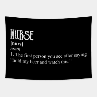 'Definition of a Nurse' Awesome Nurse Gift Tapestry