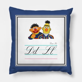 Down Low Queer Alphabet Cards Pillow