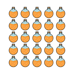 DIY Orange Potions/Poisons for Tabletop Board Games T-Shirt