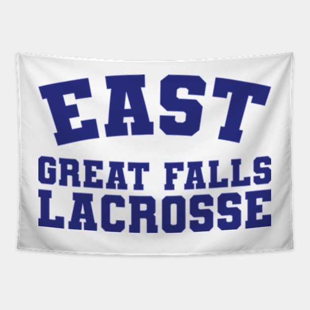 Funny East Great Falls Lacrosse Tapestry by justin moore