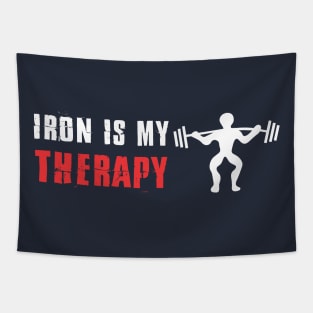 iron is my therapy Tapestry