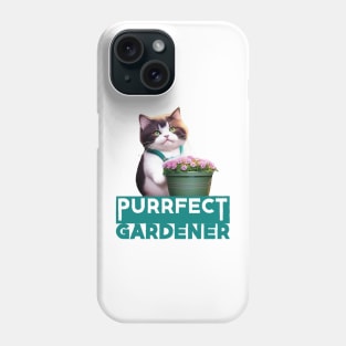 Just a Purrfect Gardener Cat Phone Case