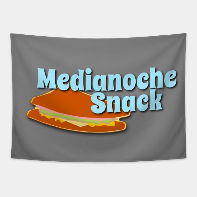 Medianoche Snack Tapestry by MiamiTees305