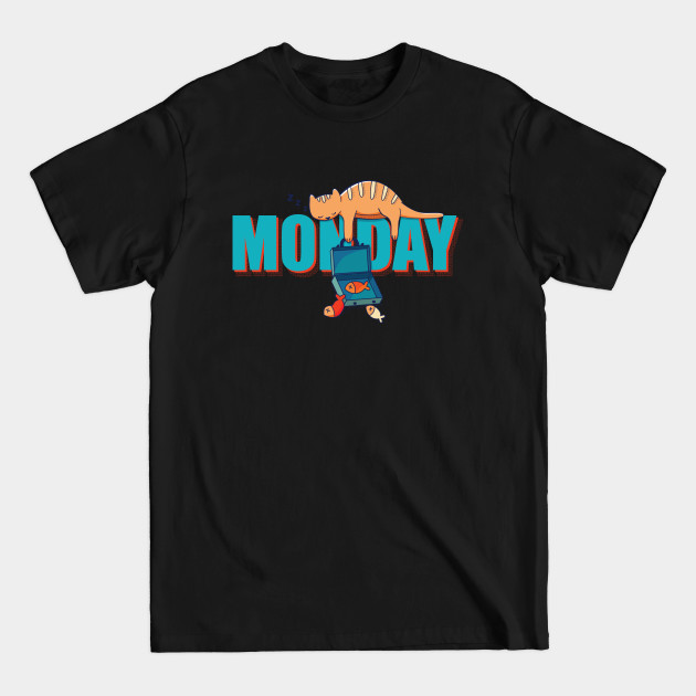 Discover Funny Cat Lazy Monday - Catlover - T-Shirt