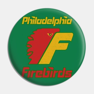 Retro Philly Firebirds Pin