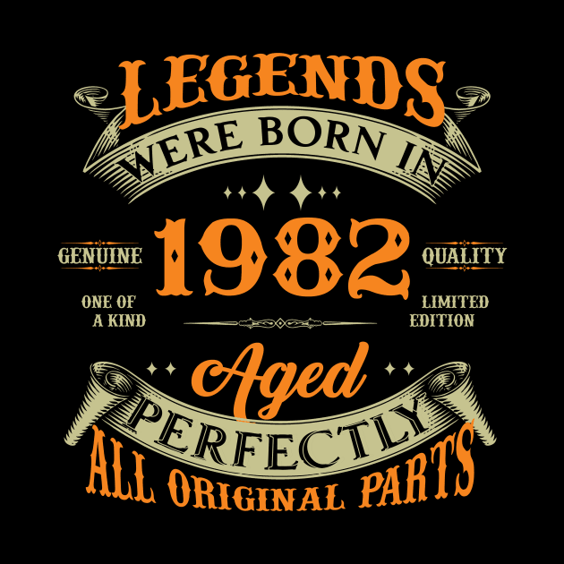 42nd Birthday Legends Were Born In 1982 by Kontjo