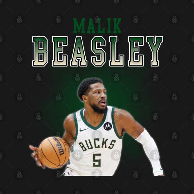 Malik Beasley by Bojes Art