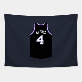 Chris Webber Sacramento Jersey Qiangy Tapestry