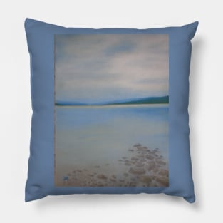 Loch Rannoch, near Pitlochry in Perth & Kinross, Scotland - oil painting Pillow