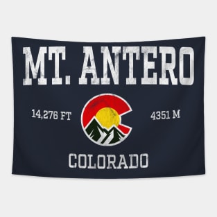 Mt Antero Colorado 14ers Vintage Athletic Mountains Tapestry