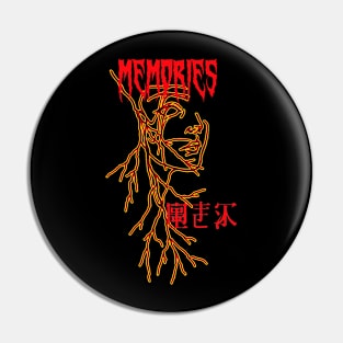 trendy japanese "memories" T-Shirt Pin