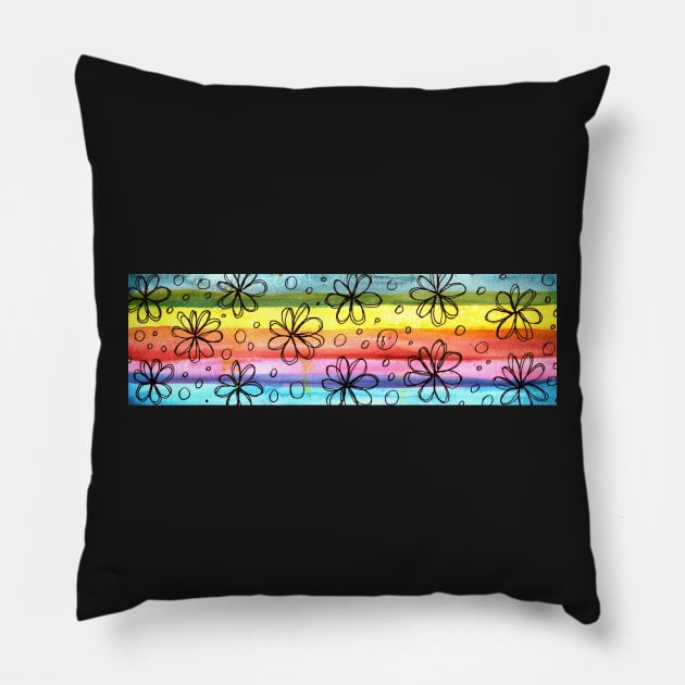 Stripe cup 4 Pillow by SimoneMonschein