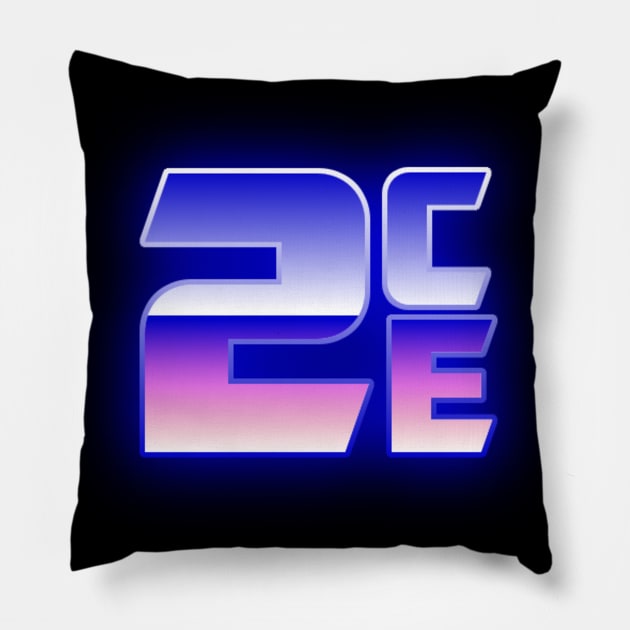 Retro 2CE Pillow by Second Class Elitist