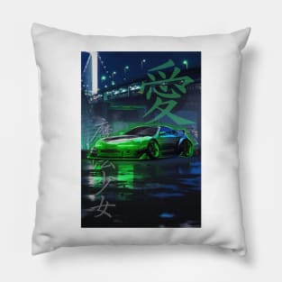 Car drift #4 Pillow