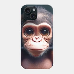 Adorable chimp Phone Case