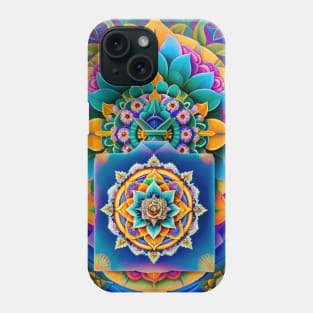 Sri Yantra Lotus Mandala Phone Case