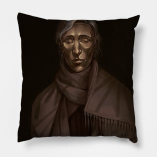 Bronze Mask Pillow