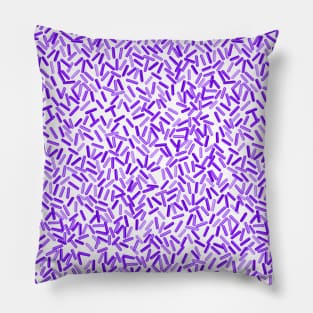 Pretty Purple Sprinkles Pattern Pillow