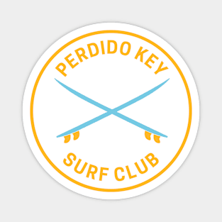 Vintage Perdido Key Florida Surf Club Magnet