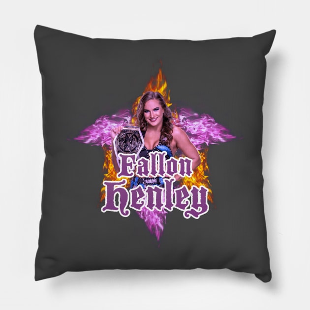 Fallon Henley // WWE FansArt Pillow by suprax125R