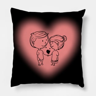 Happy Valentines Day Pillow