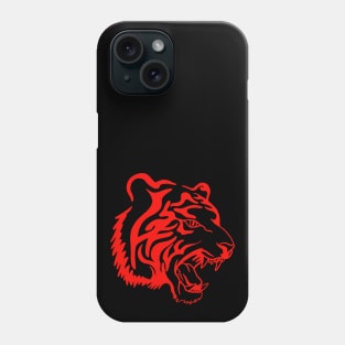 Wild Tiger Minimal Phone Case