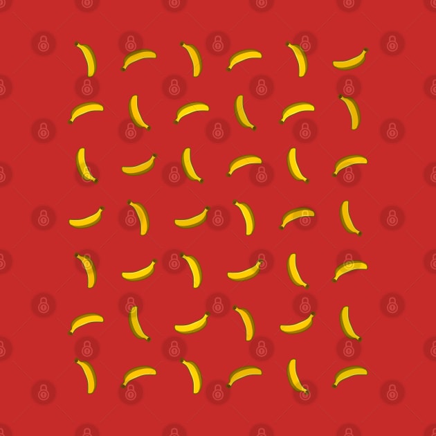 Cute symmetrical banana pattern by strangelyhandsome