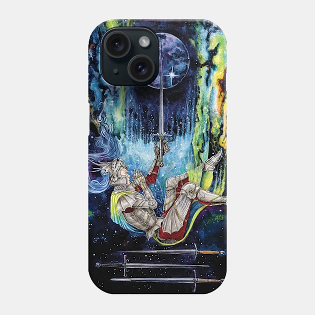 Four of Swords Phone Case by Artwork by Jayde Hilliard