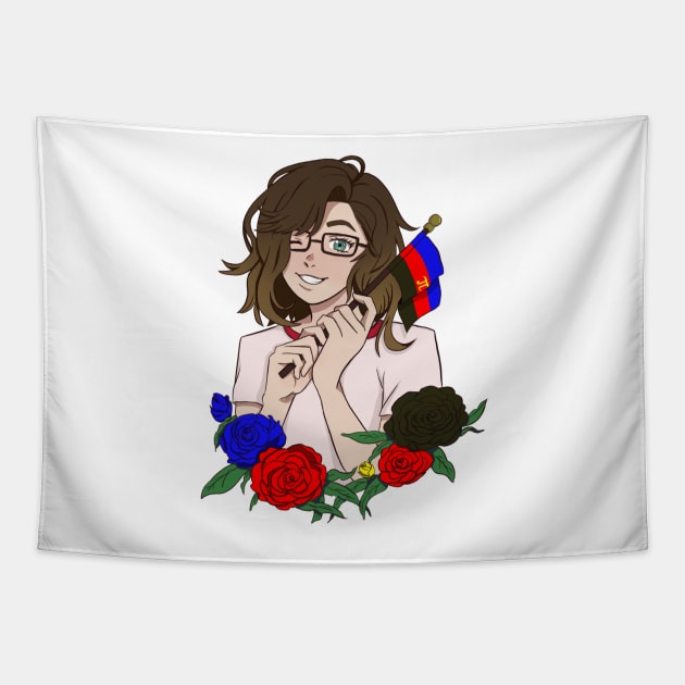 Polyamory Pride Tapestry by saltuurn