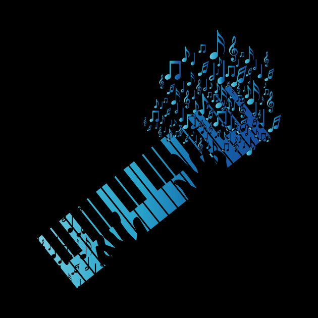 Synthesizer Keyboard by QQdesigns