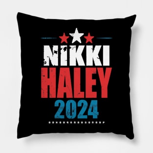 Vintage Nikki Haley 2024 Pillow