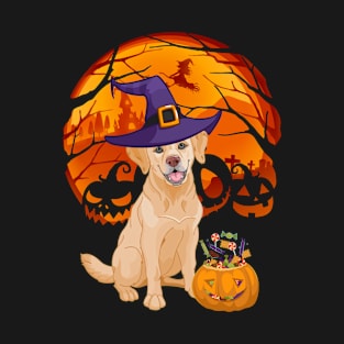 Labrador pumpkin witch T-Shirt