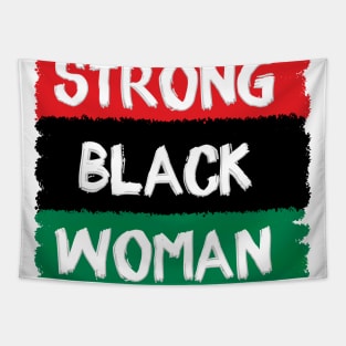 Strong Black Woman Tapestry