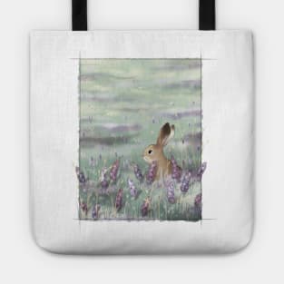 Hare in Heather Tote