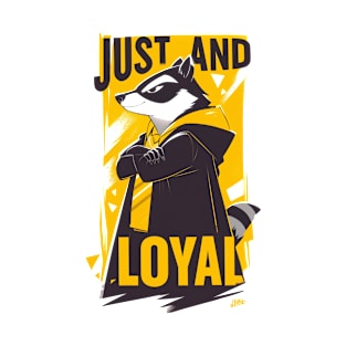 Just and Loyal - Magical Badger - Fantasy T-Shirt