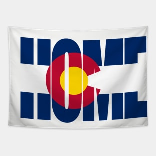 Colorado Home - State Flag Tapestry